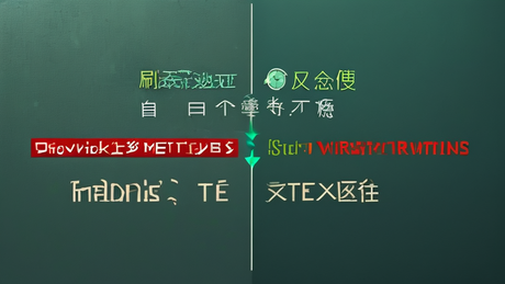 论文关键词修改前后对照表风格，左侧为红色标注的"刷短视频上瘾"等口语化词，右侧为绿色标注的"短视频使用、行为成瘾、自我控制"等规范术语，中间用箭头连接，底部显示检索结果数量对比